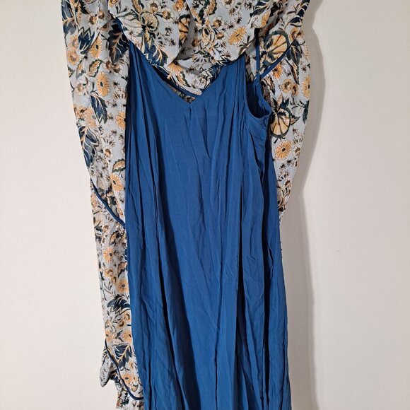NWOT Roller Rabbit Maribelle Klara Tiered Maxi Dress Floral Boho - Picture 9 of 14